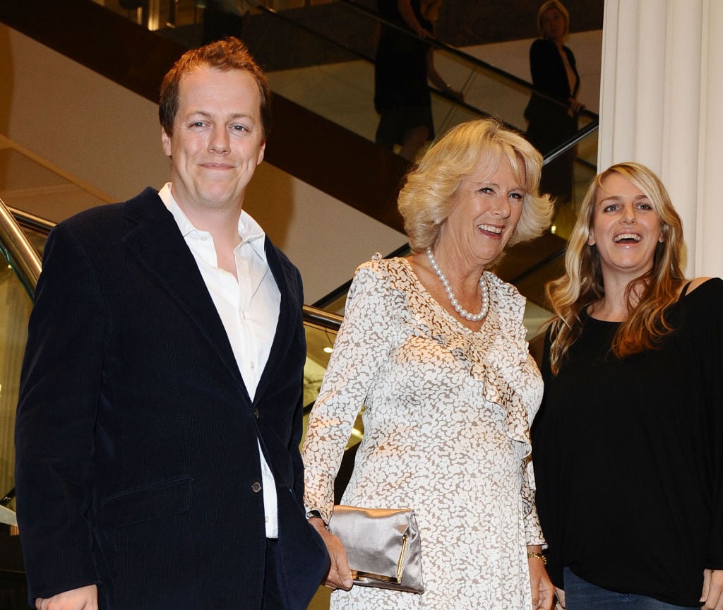 Tom Parker Bowles, Camilla Parker Bowles, and Laura Lopes at book launch on Sept. 9, 2009