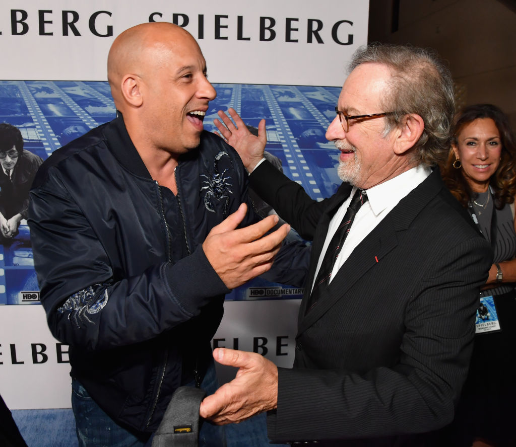 Vin Diesel and Steven Spielberg