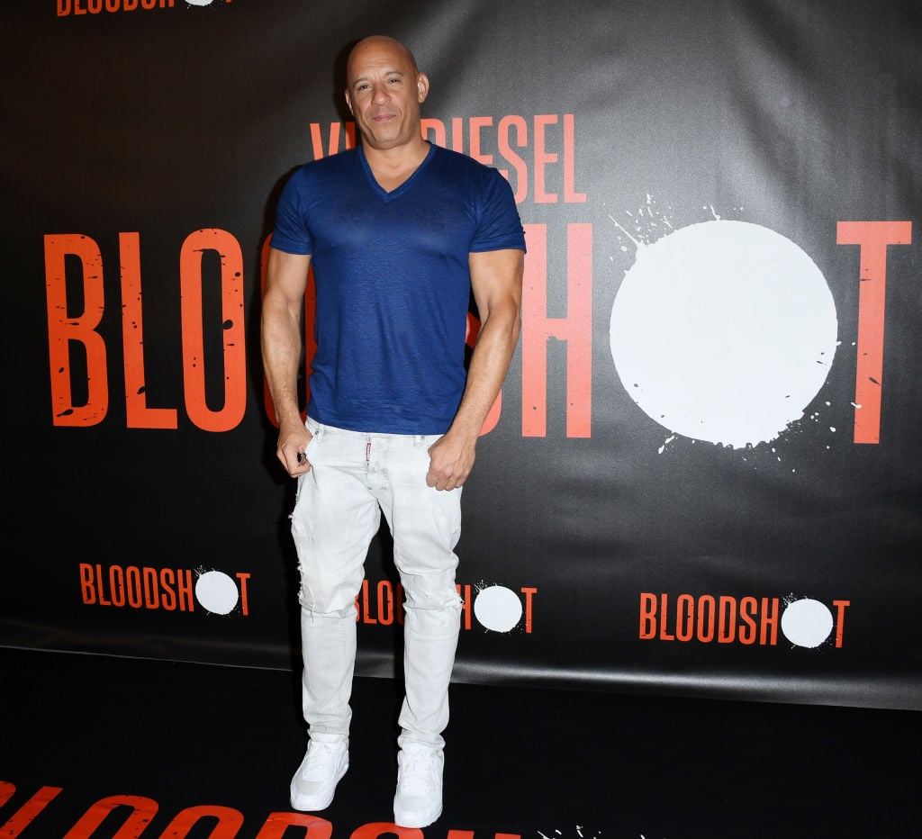 Vin Diesel at the 'Bloodshot' photocall
