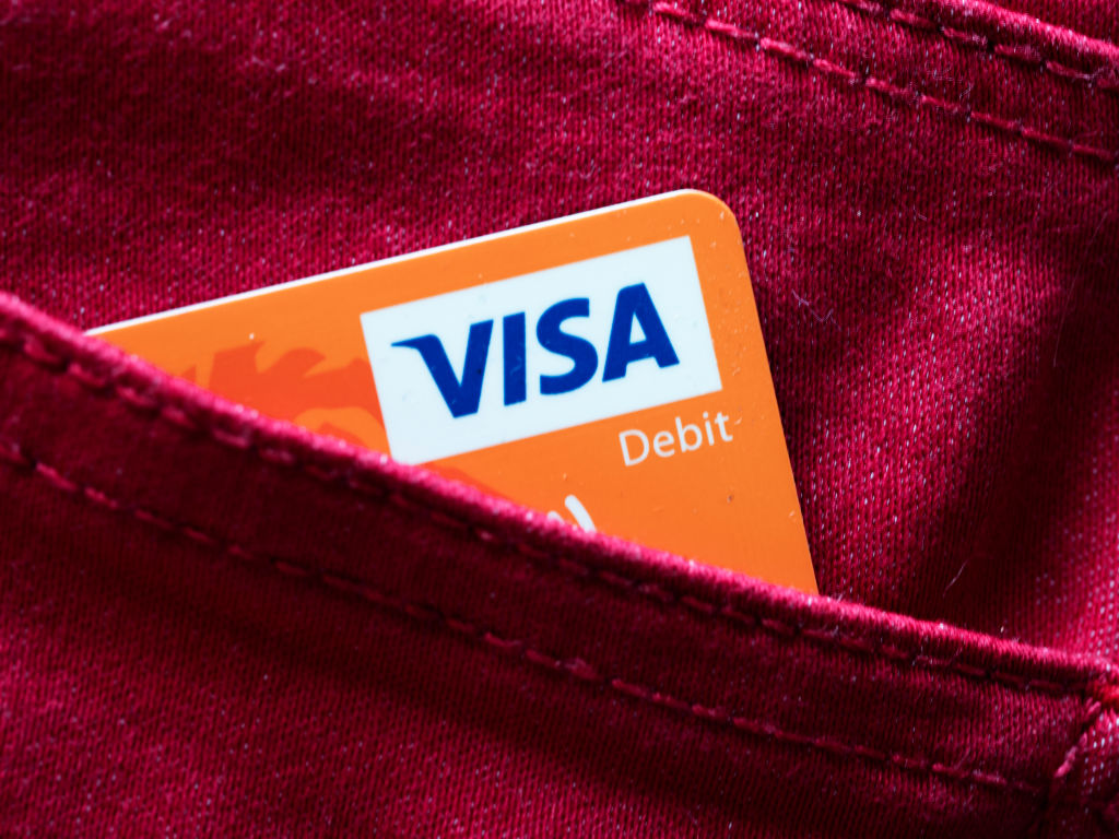 Visa debit card
