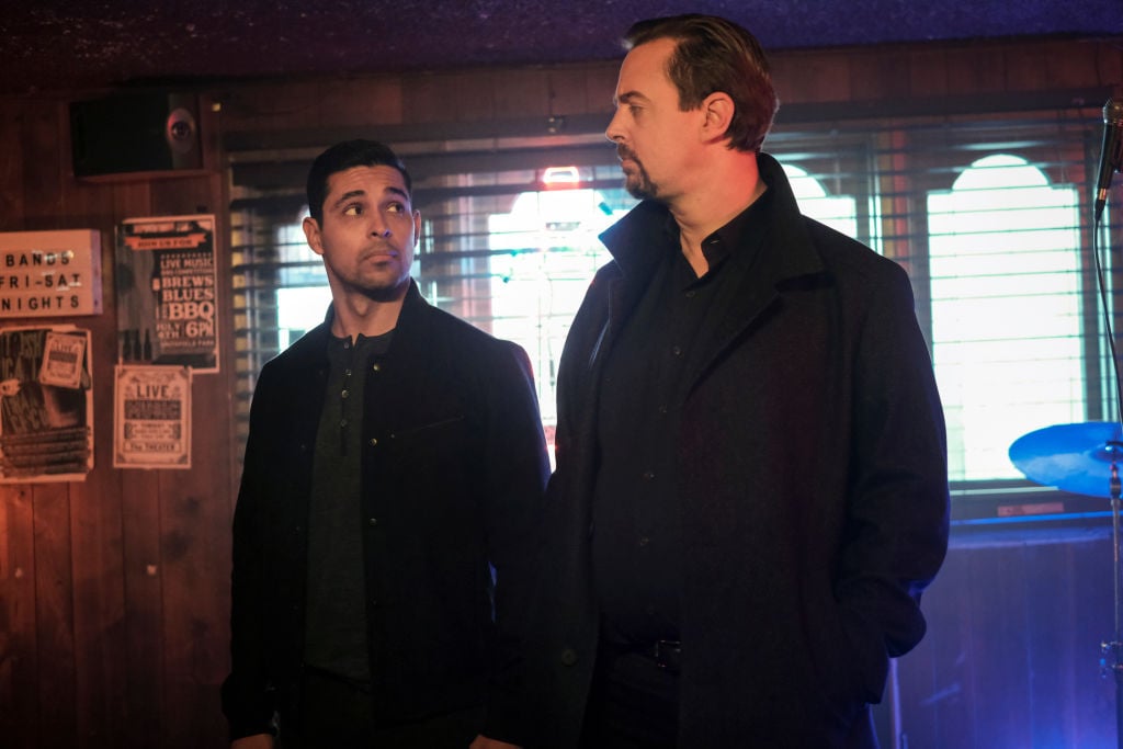 Wilmer Valderrama and Sean Murray on NCIS | Eddy Chen/CBS via Getty Images