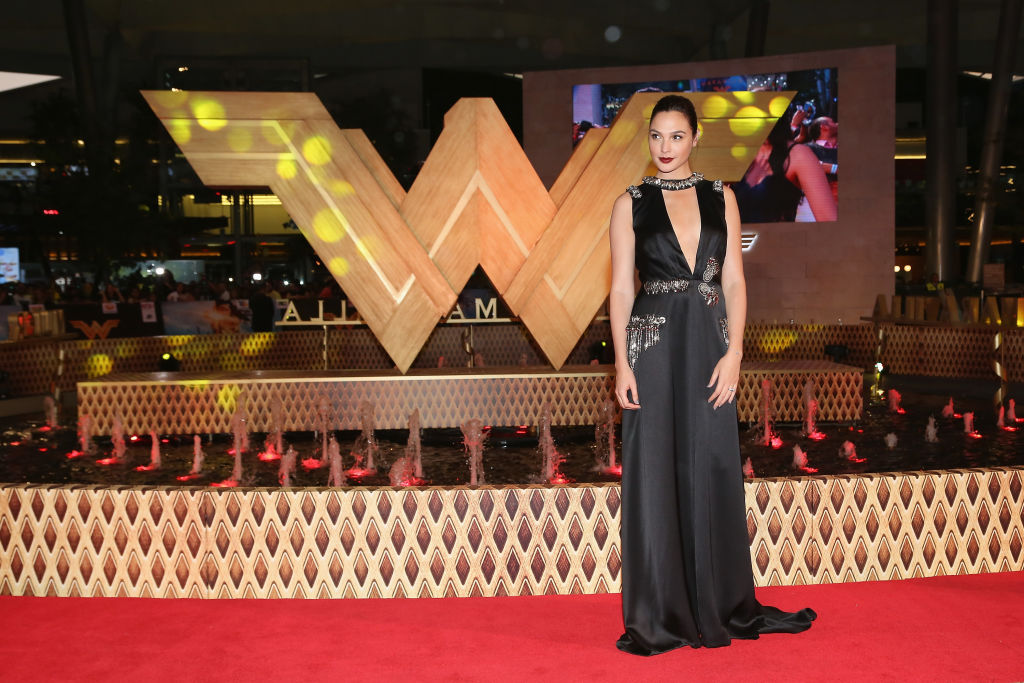 Gal Gadot at the 'Wonder Woman' premiere