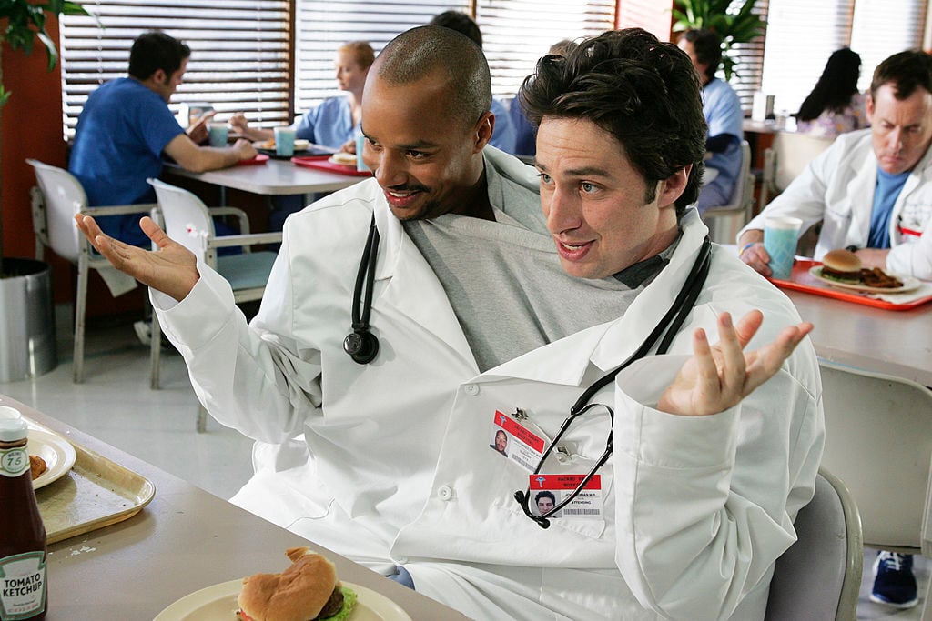 Zach Braff and Donald Faison