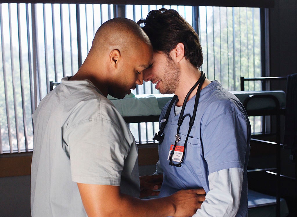 Zach Braff and Donald Faison