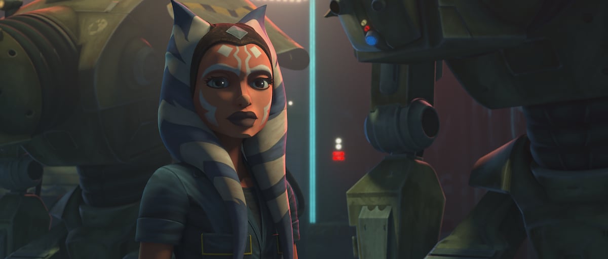 Ahsoka Tano (voiced by Ashley Eckstein) in Season 7, Episode 5, of 'The Clone Wars.'