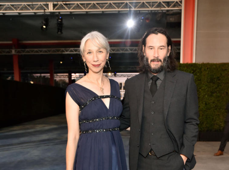 Alexandra Grant and Keanu Reeves