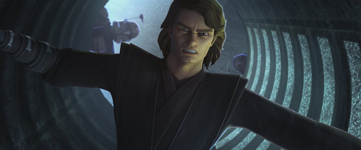 Anakin during the mission in Episode 3 of 'The Clone Wars,' Season 7.
