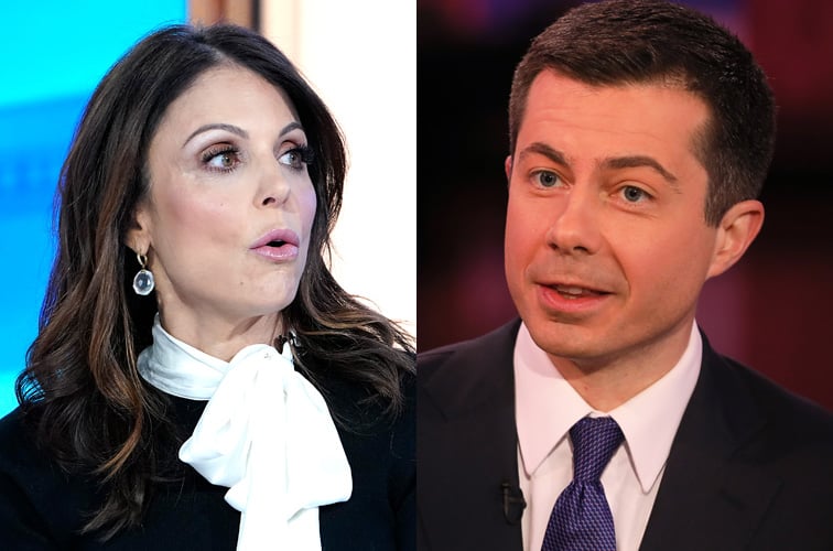 Bethenny Frankel and Pete Buttigieg