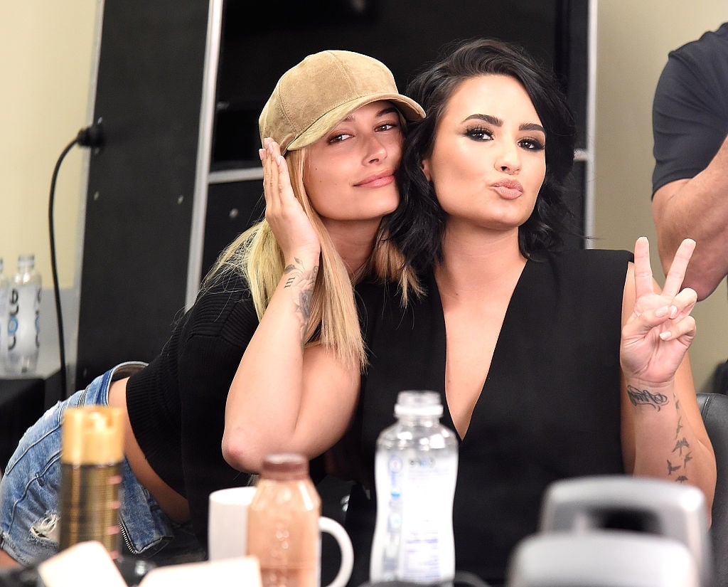 Hailey Baldwin and Demi Lovato