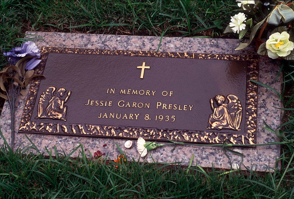 Jessie Garon Presley grave marker