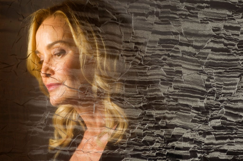 Jessica Lange in a portrait at the Four Season Hotel on October 5 2013.