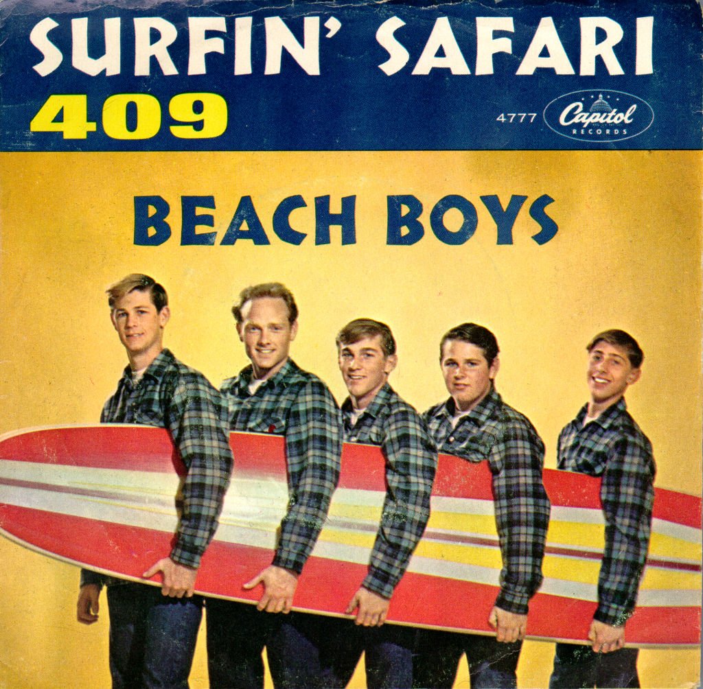 The cover of the Beach Boys' Surfin' Safari