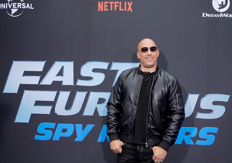 Vin Diesel on the red carpet