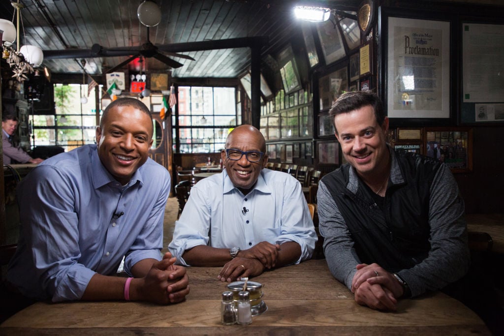 "Today Show's" Craig Melvin, Al Roker and Carson Daly
