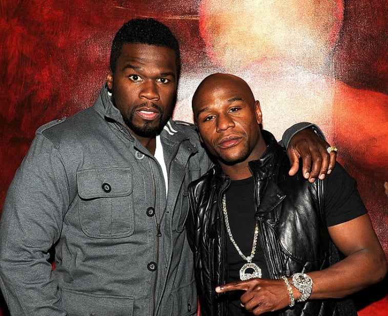 Curtis '50 Cent' Jackson and Floyd Mayweather