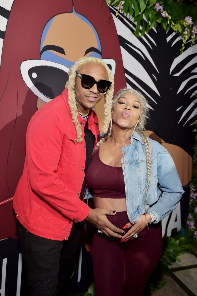 A1 Bentley and Lyrica Anderson in 2018