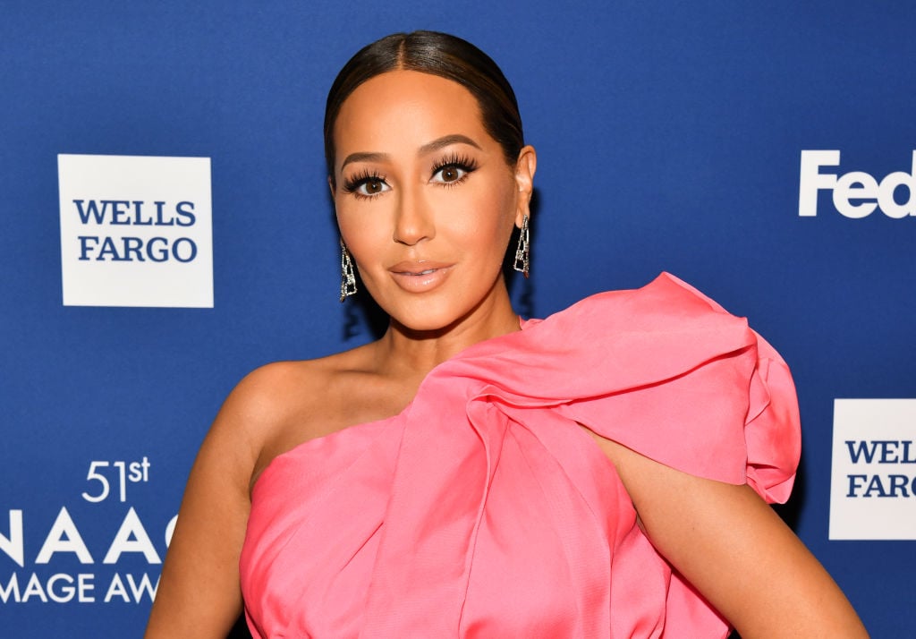 Adrienne Bailon on the red carpet at an award show in February 2020