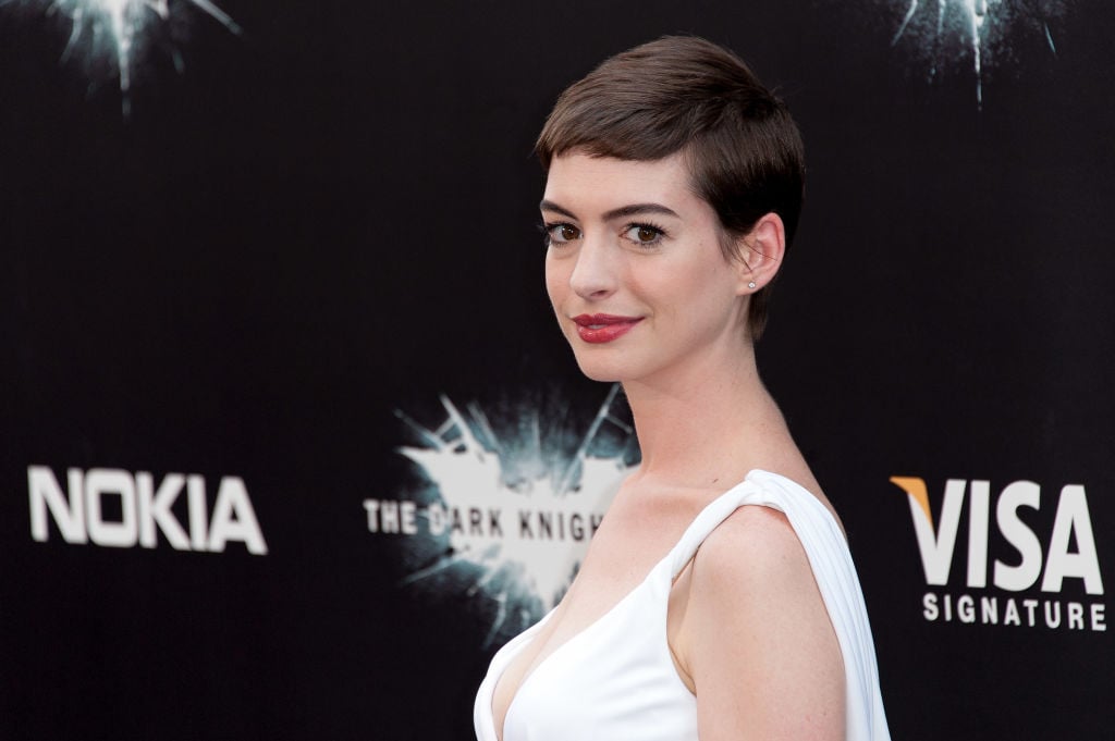 Anne Hathaway at 'The Dark Knight Rises' premiere