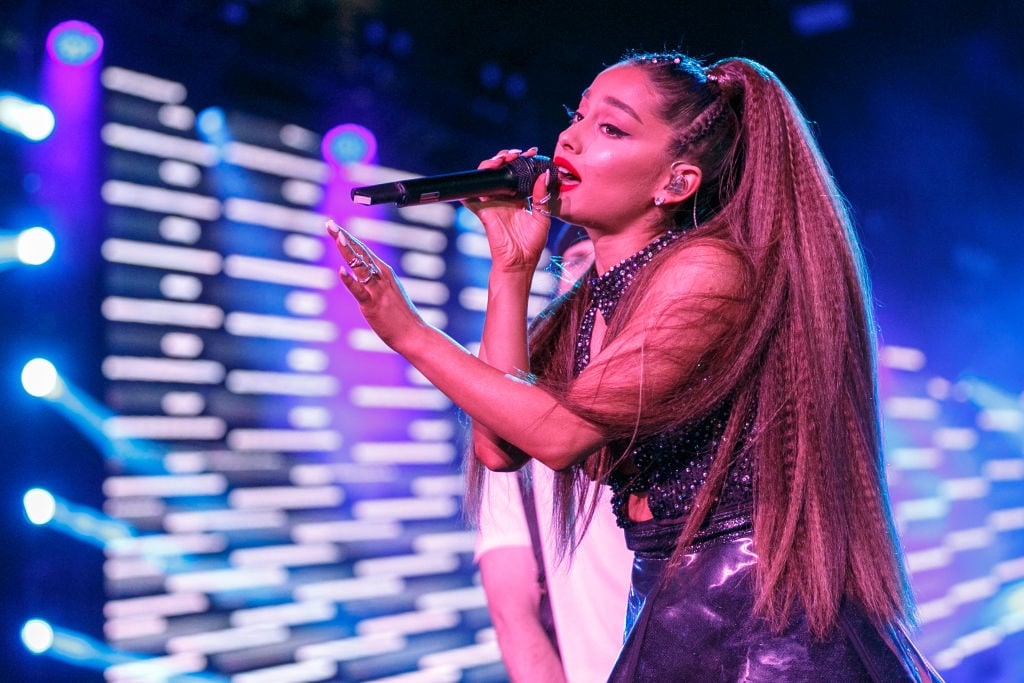 Ariana Grande performing