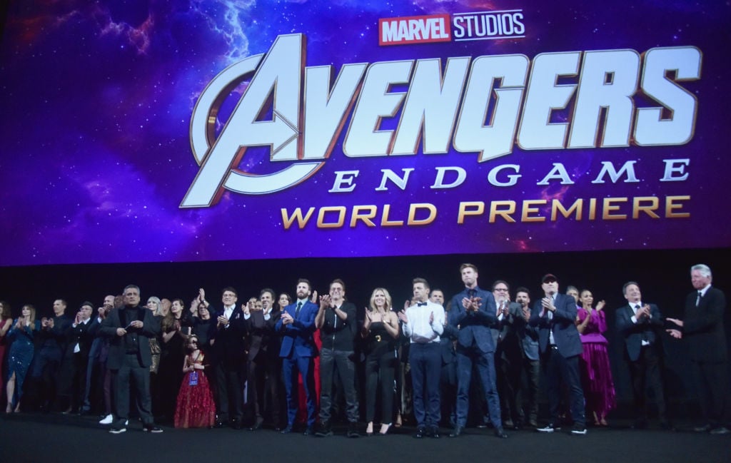 The cast and crew of 'Avengers: Endgame' at the premiere