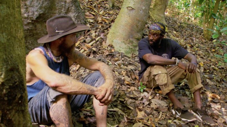 Ben Driebergen and Jeremy Collins talking on 'Survivor: Winners at War'