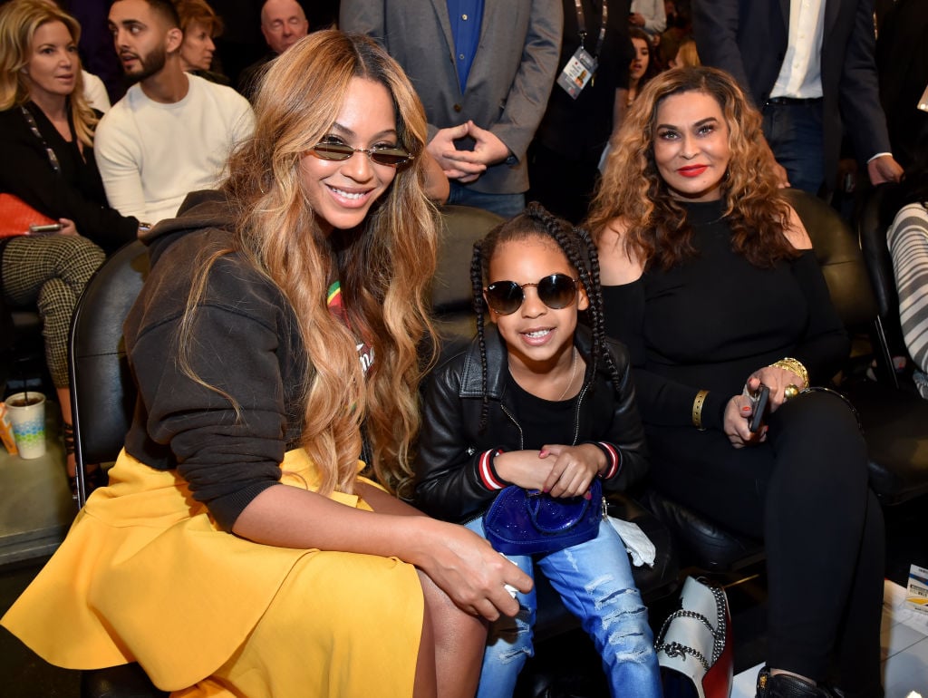 Beyoncé, Blue Ivy Carter, and Tina Knowles