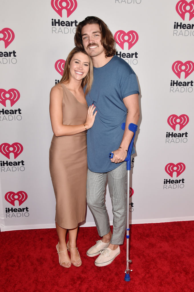 Caelynn Miller-Keyes and Dean Unglert | Alberto E. Rodriguez/Getty Images for iHeartMedia