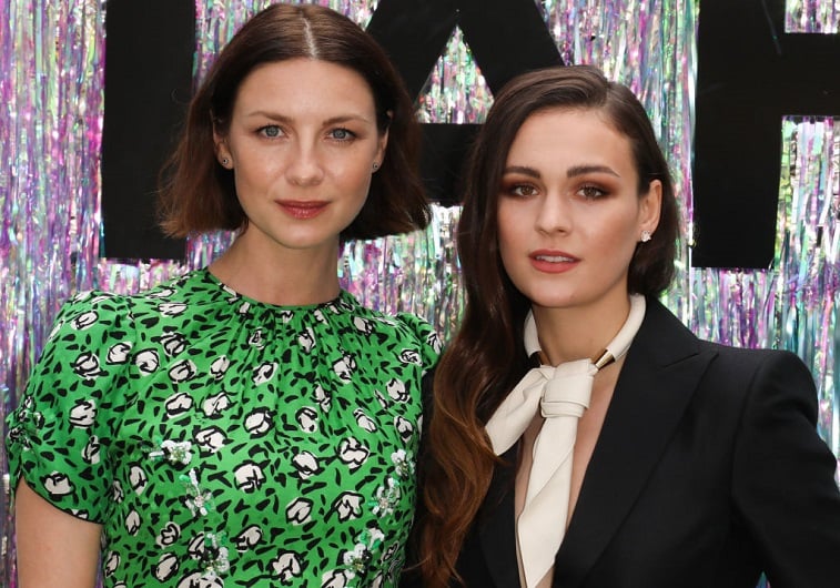 Caitriona Balfe and Sophie Skelton