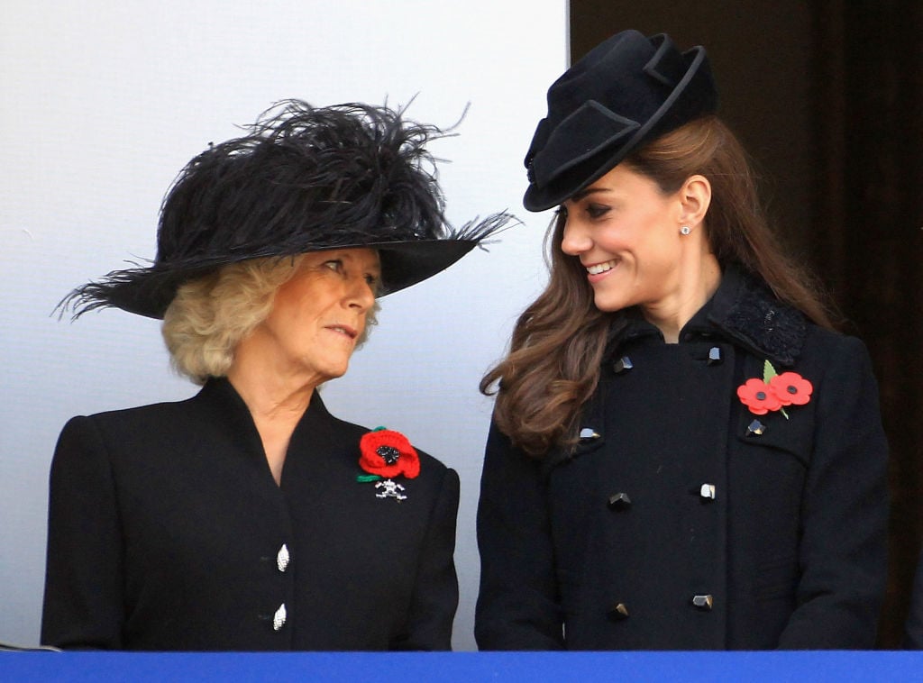 Camilla Parker Bowles and Kate Middleton attend Remembrance Day Ceremony, 2011