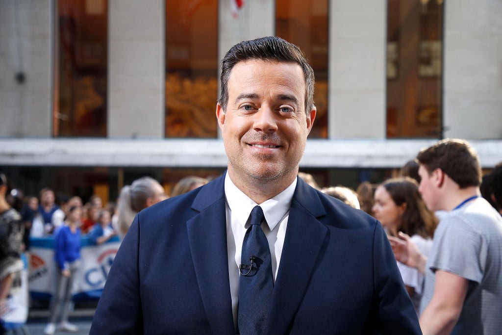 Carson Daly attends as  Maggie Rogers performs on NBC's "Today" 