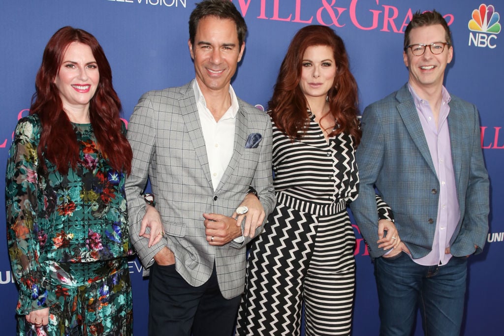 Cast of 'Will & Grace:' (L-R) Actors Megan Mullally, Eric McCormack, Debra Messing and Sean Hayes