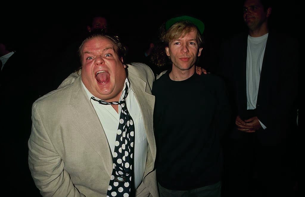 Chris Farley and David Spade