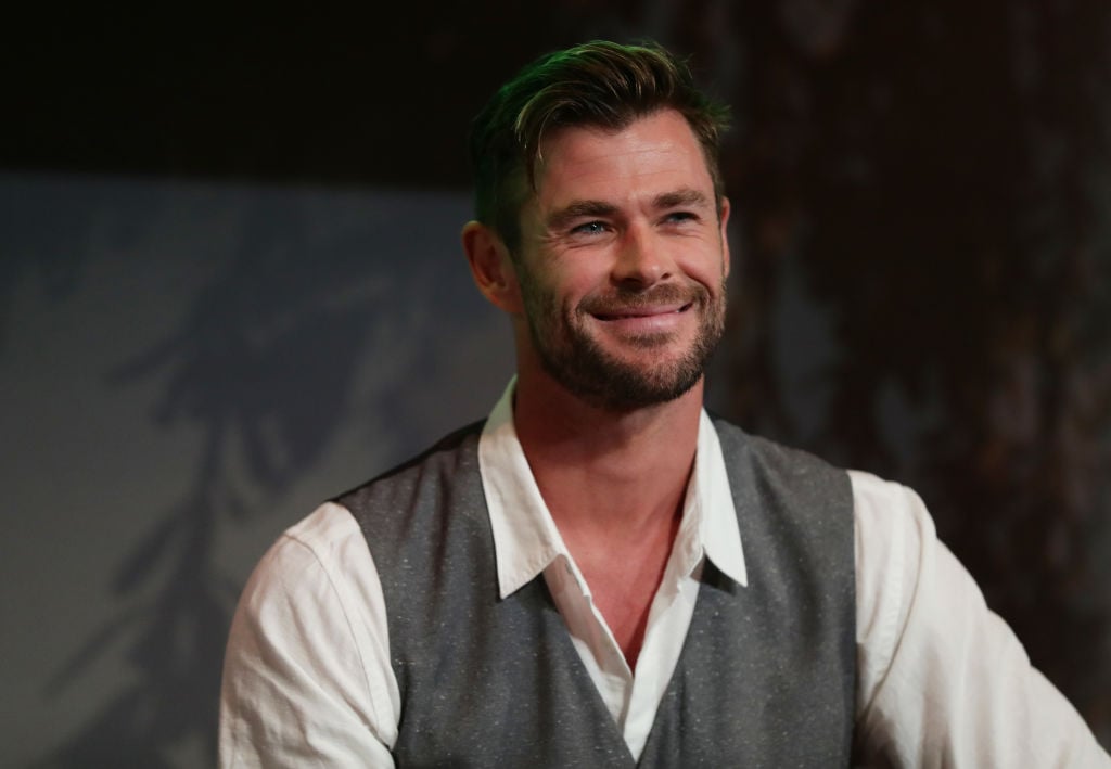 Chris Hemsworth smiling