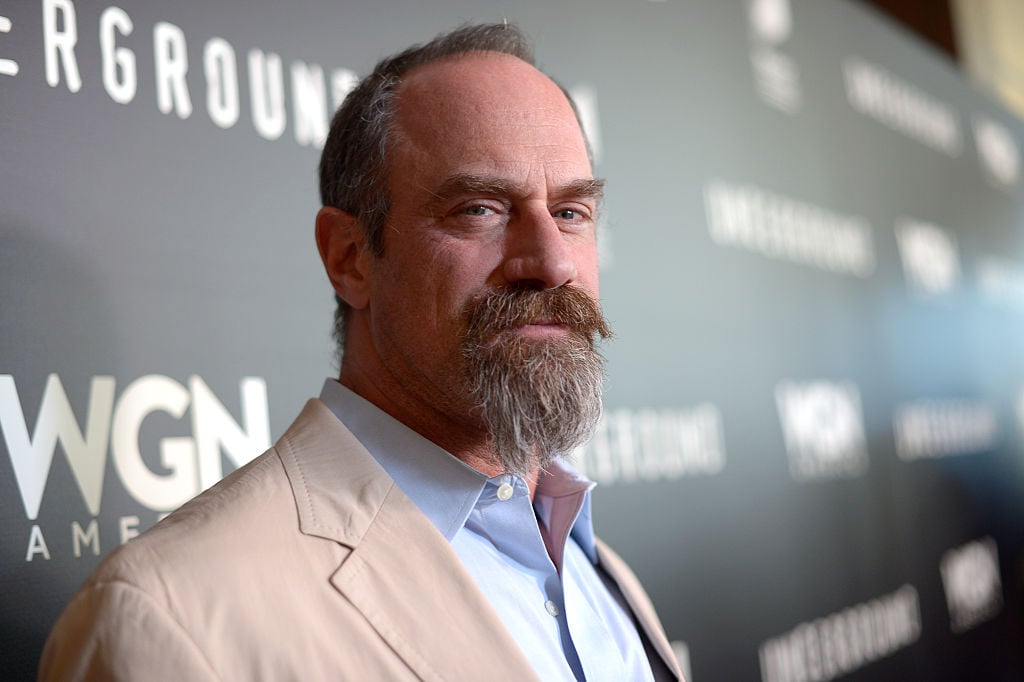 Christopher Meloni smiling at the camera