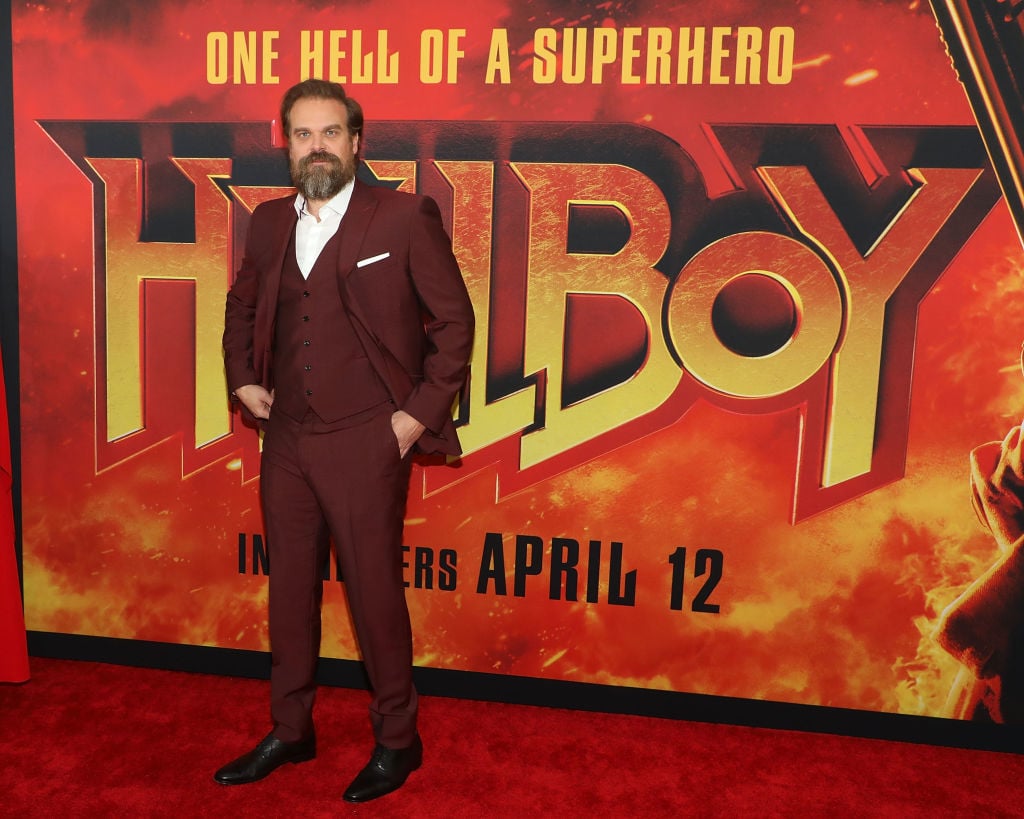 David Harbour at the 'Hellboy' premiere
