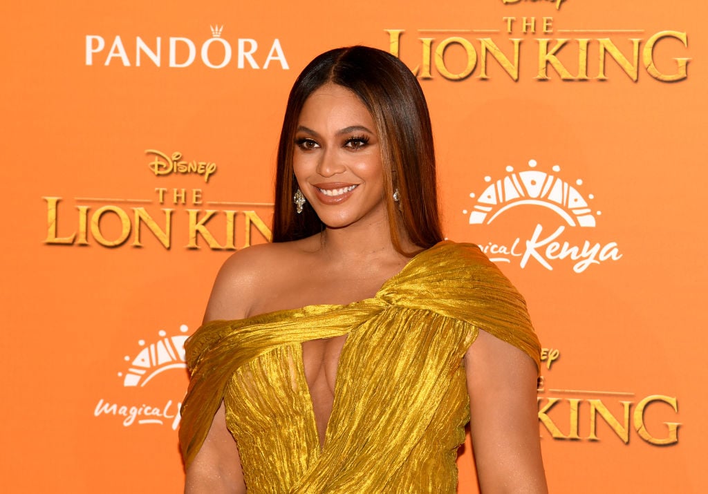 Beyoncé Knowles-Carter attends the European Premiere of Disney's "The Lion King"