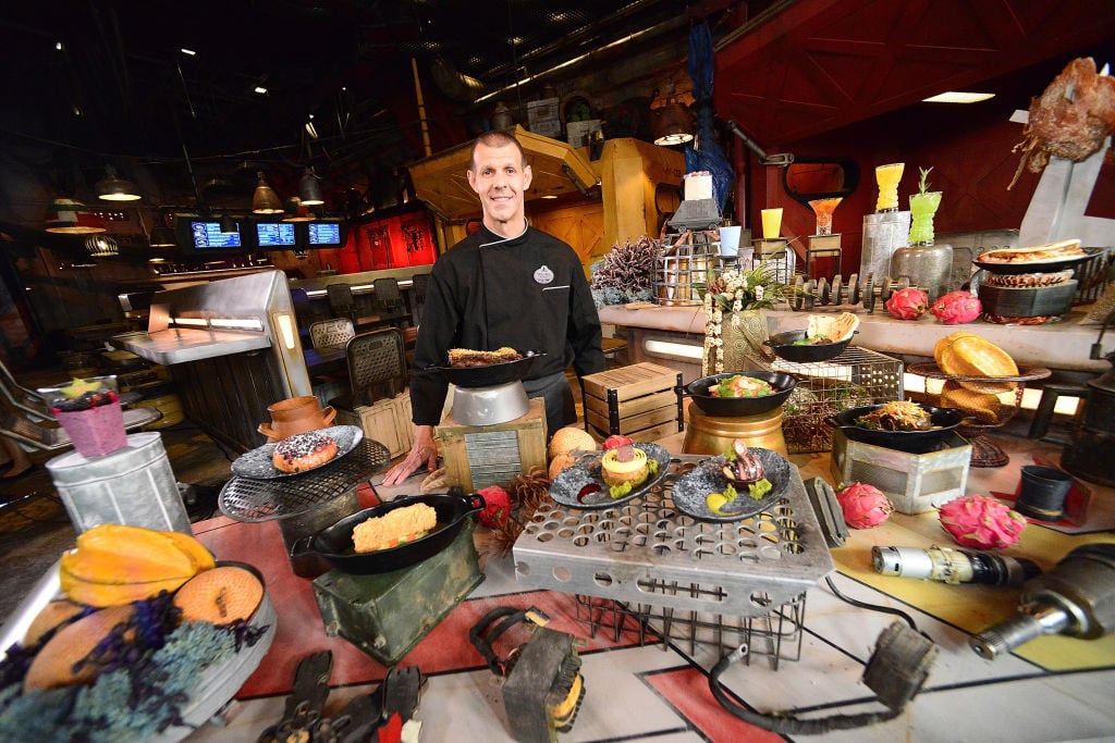 A Batuuan chef poses at the Docking Bay 7 quick service restaurant