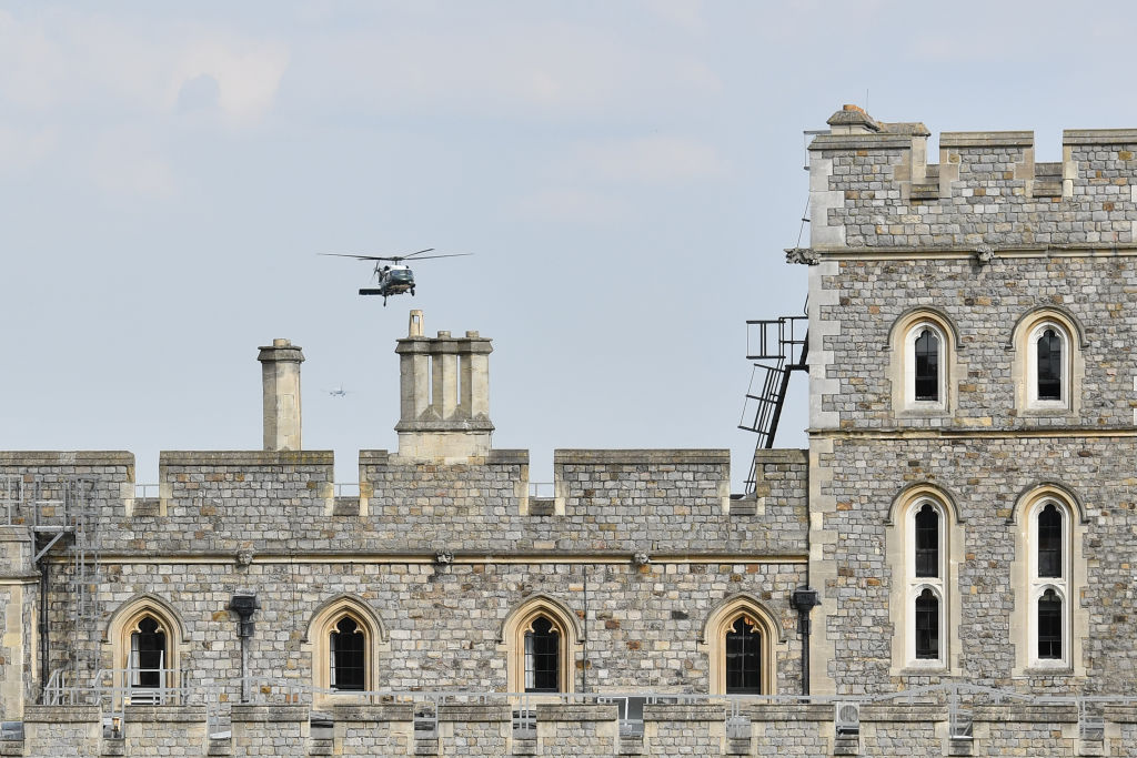 Donald Trump visits Windsor Castle