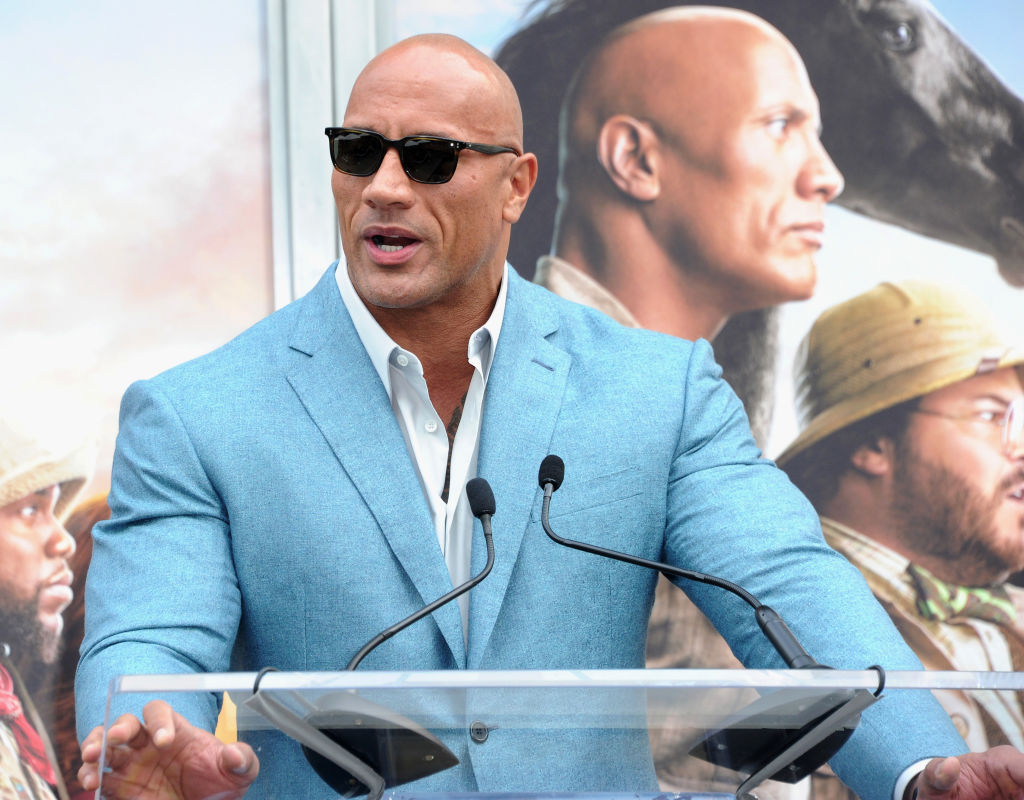 Dwayne Johnson at the TCL Chinese Theatre