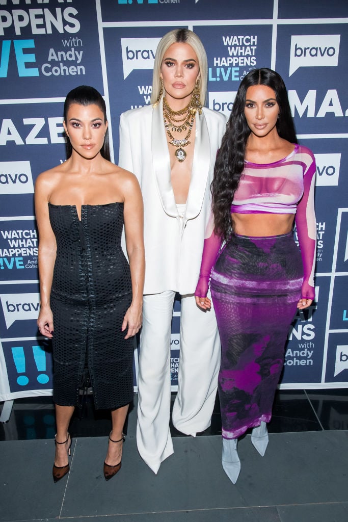 Kourtney Kardashian, Khloe Kardashian, and Kim Kardashian West