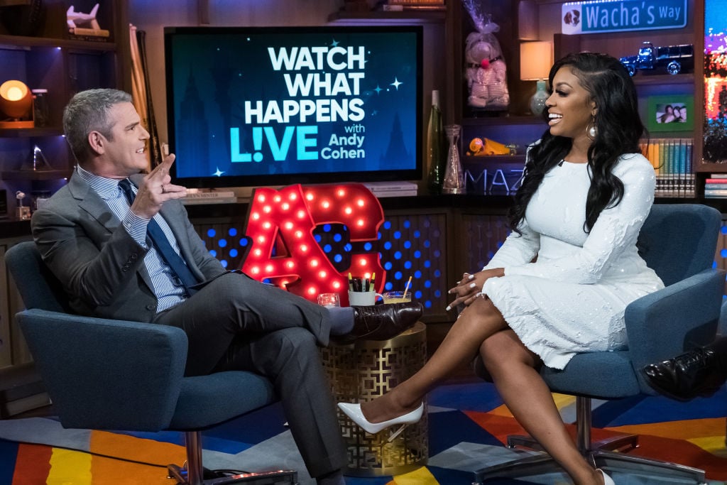 Andy Cohen and Porsha Williams