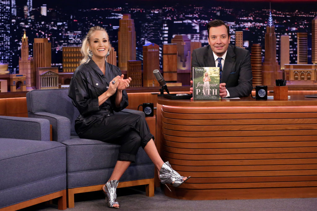 Carrie Underwood promoting her book, 'Find Your Path,' on 'The Tonight Show Starring Jimmy Fallon'