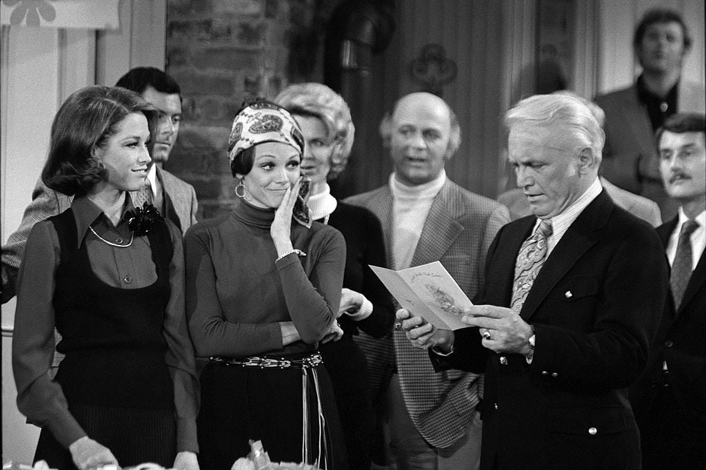 A scene from 'The Mary Tyler Moore Show', 1972