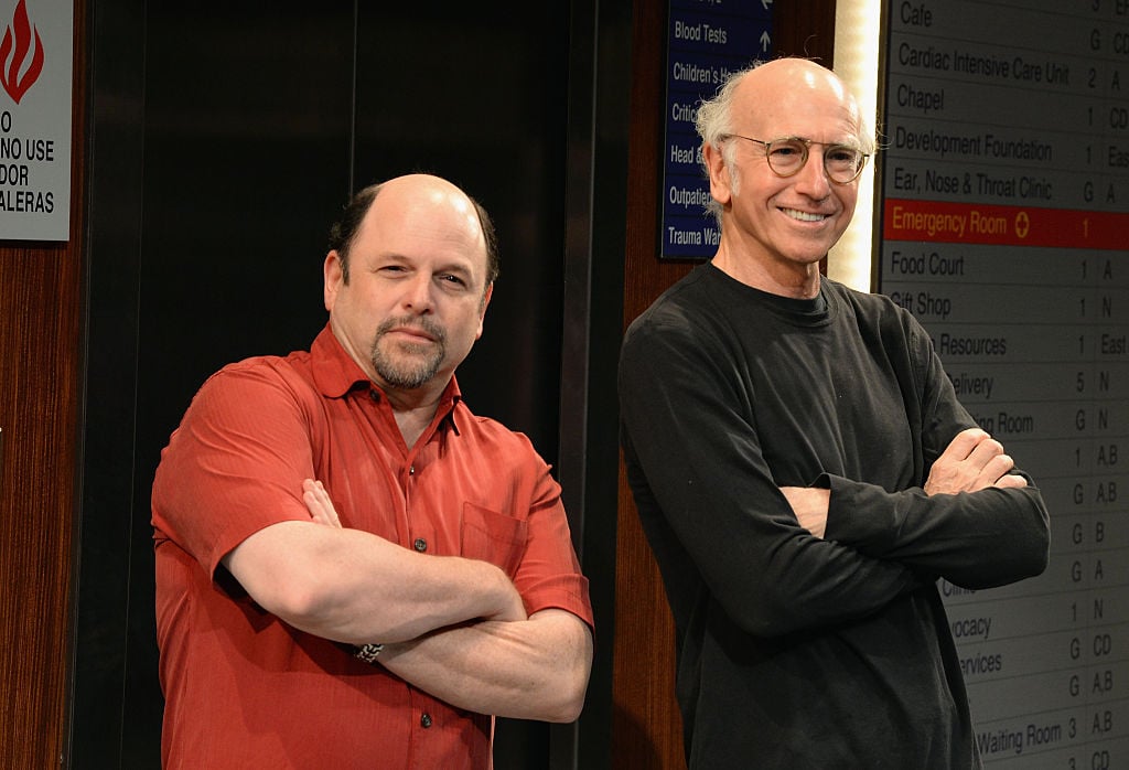 Jason Alexander and Larry David