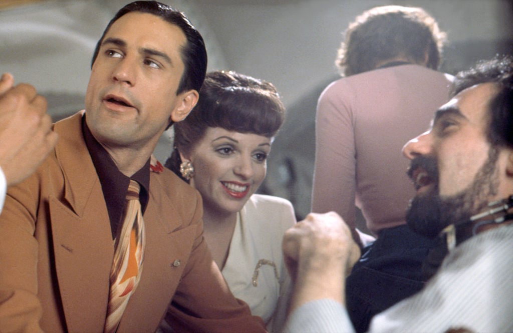 Robert De Niro (left) and Liza Minnelli on the set of 1977's 'New York, New York'