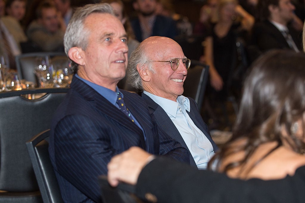 Robert Kennedy Jr (left) and Larry David