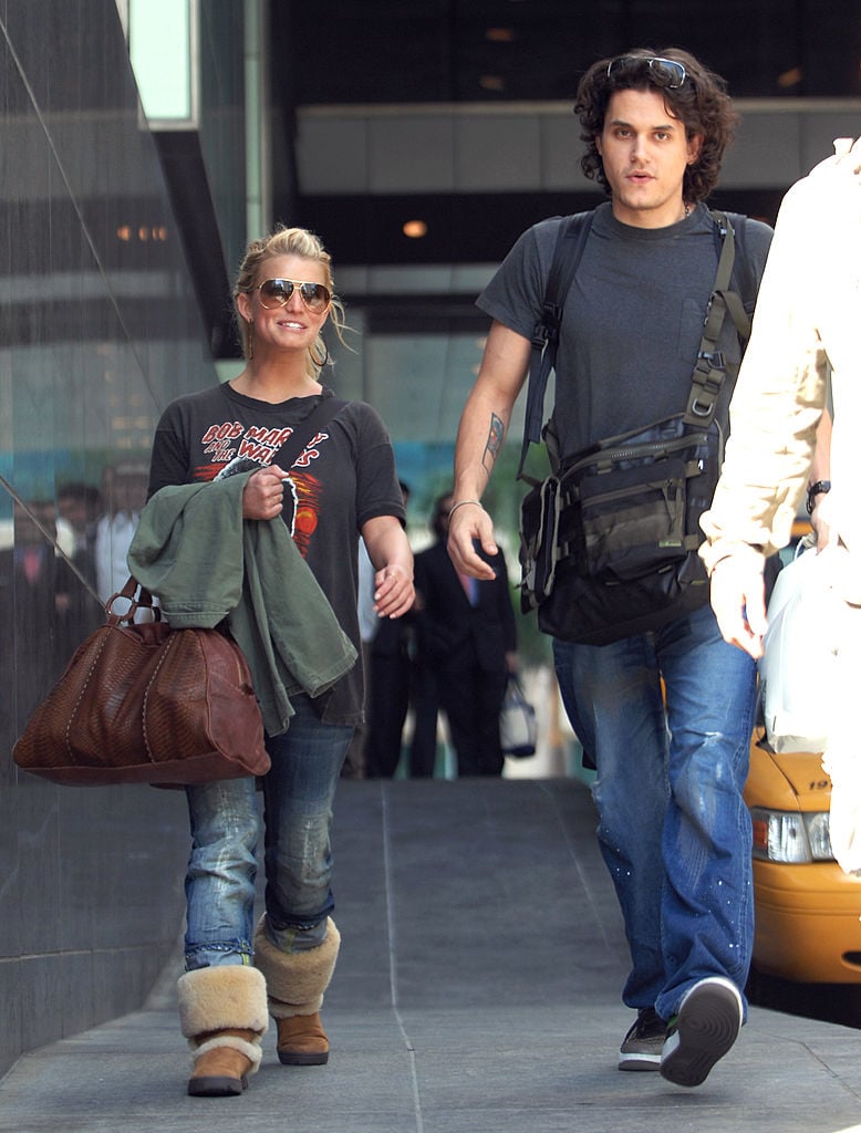Jessica Simpson and John Mayer in 2007