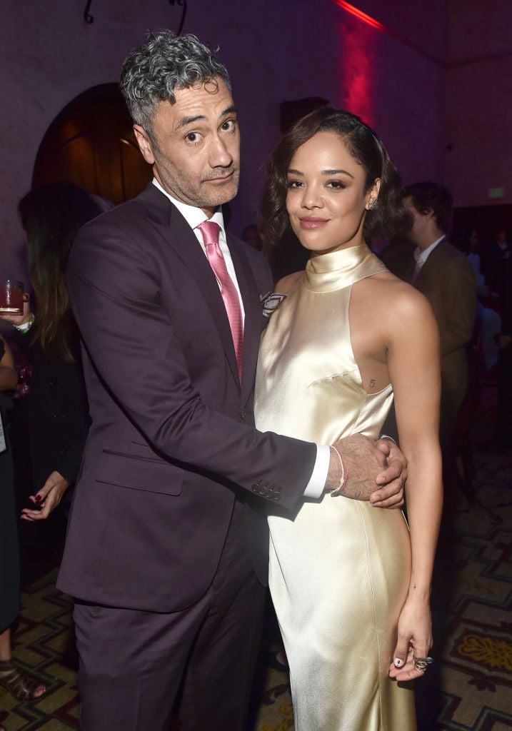 Taika Waititi and Tessa Thompson