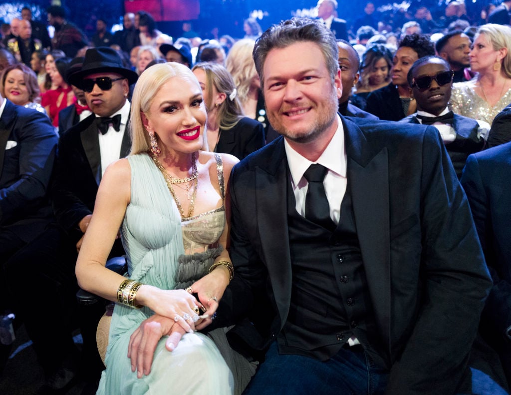Gwen Stefani and Blake Shelton attend the 62nd Annual GRAMMY Awards 