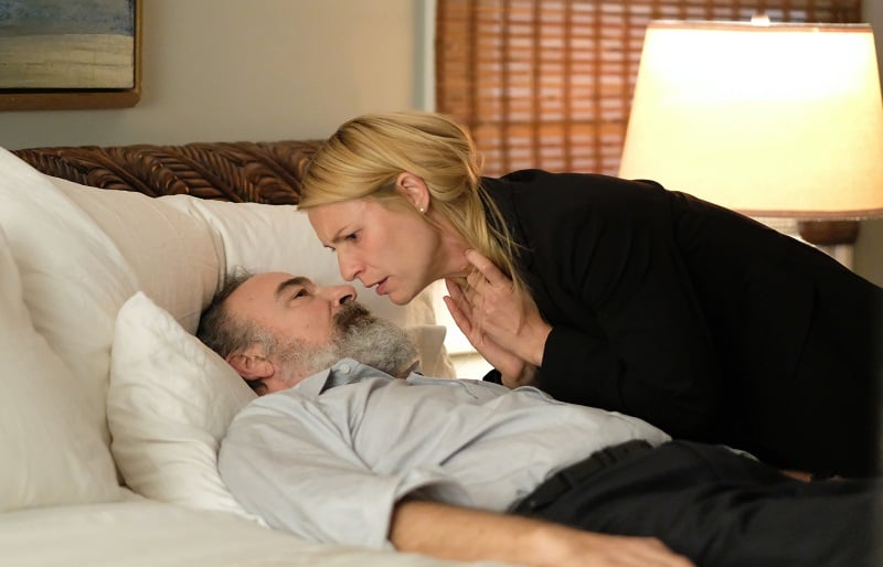 Claire Danes and Mandy Patinkin act in 'Homeland.'
